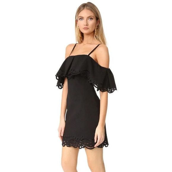 Parker Dresses & Skirts - Parker Black Arline Off Shoulder Dress $338